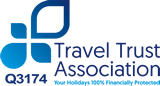 Image showing alternative Travel trust Association logo and Hemisphere Travel Group membership number
