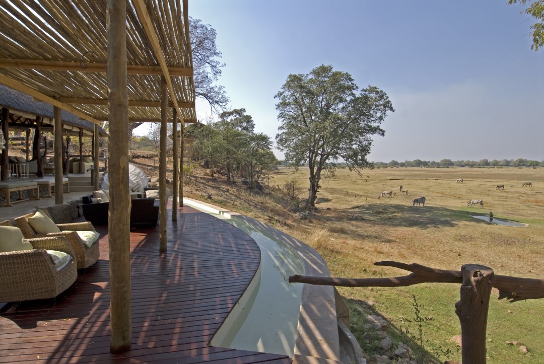 The view from Puku Ridge lodge